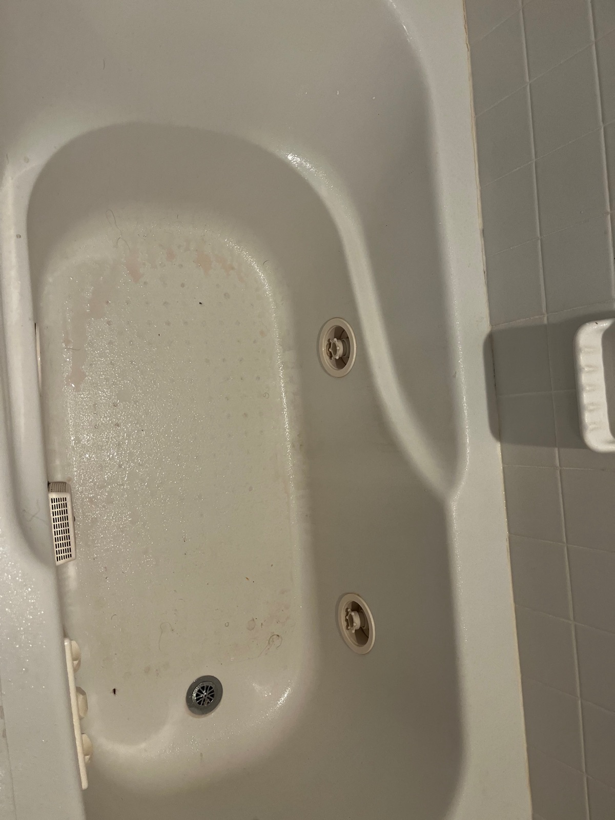 Jetted tub — before cleaning by Dirty Beach