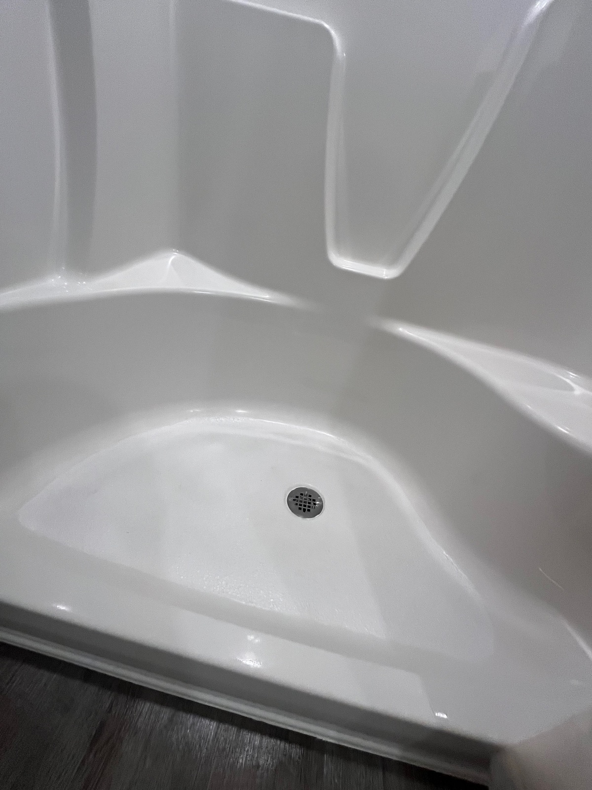 Shower surround — after cleaning by Dirty Beach