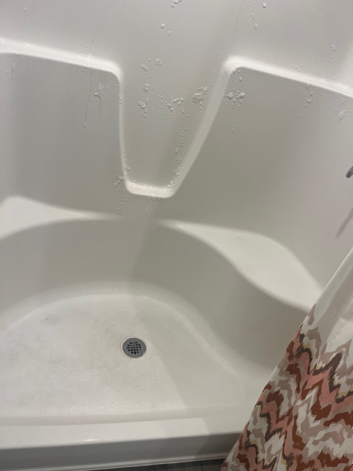 Shower surround — before cleaning by Dirty Beach