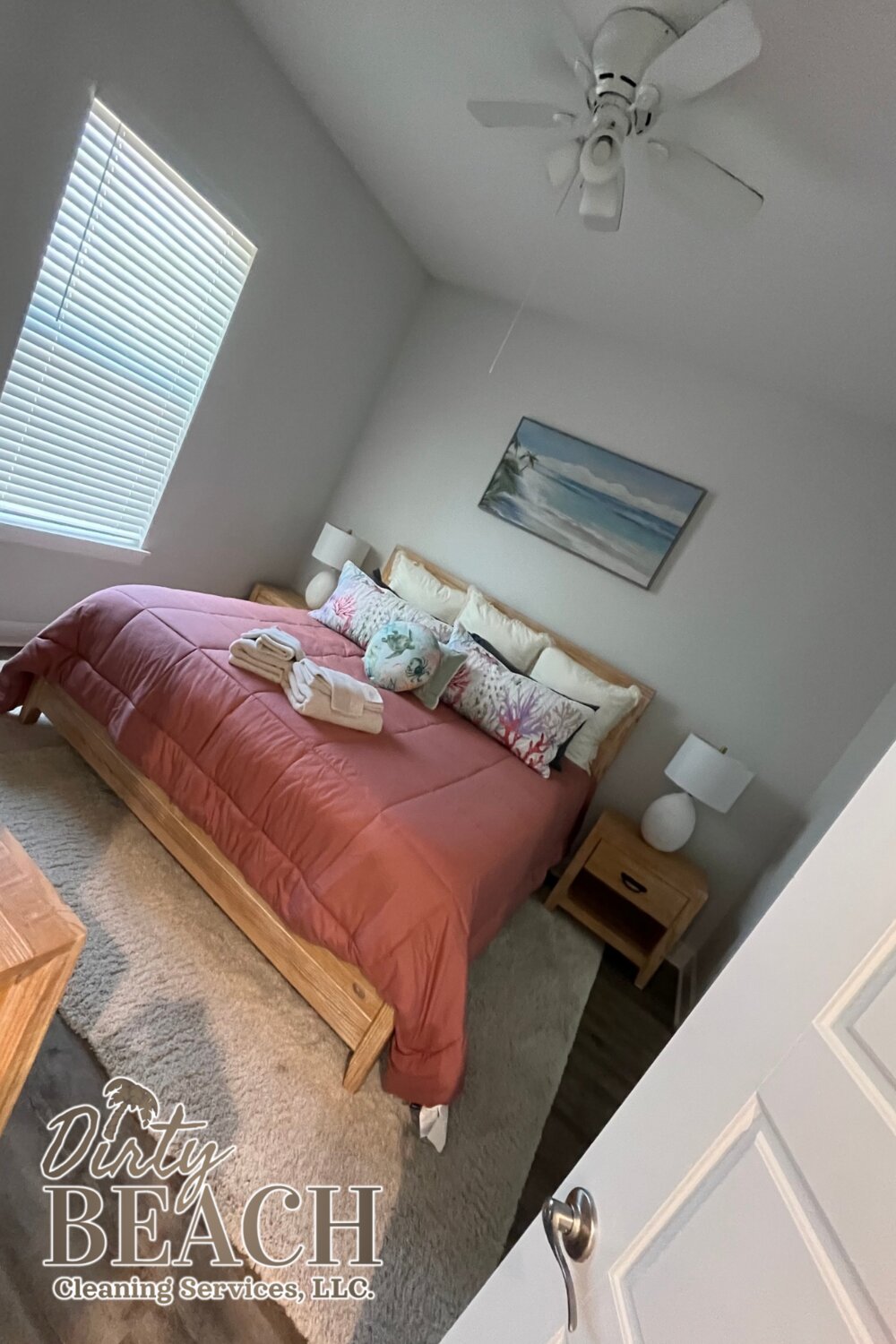 Room 1 cleaned by Dirty Beach Cleaning